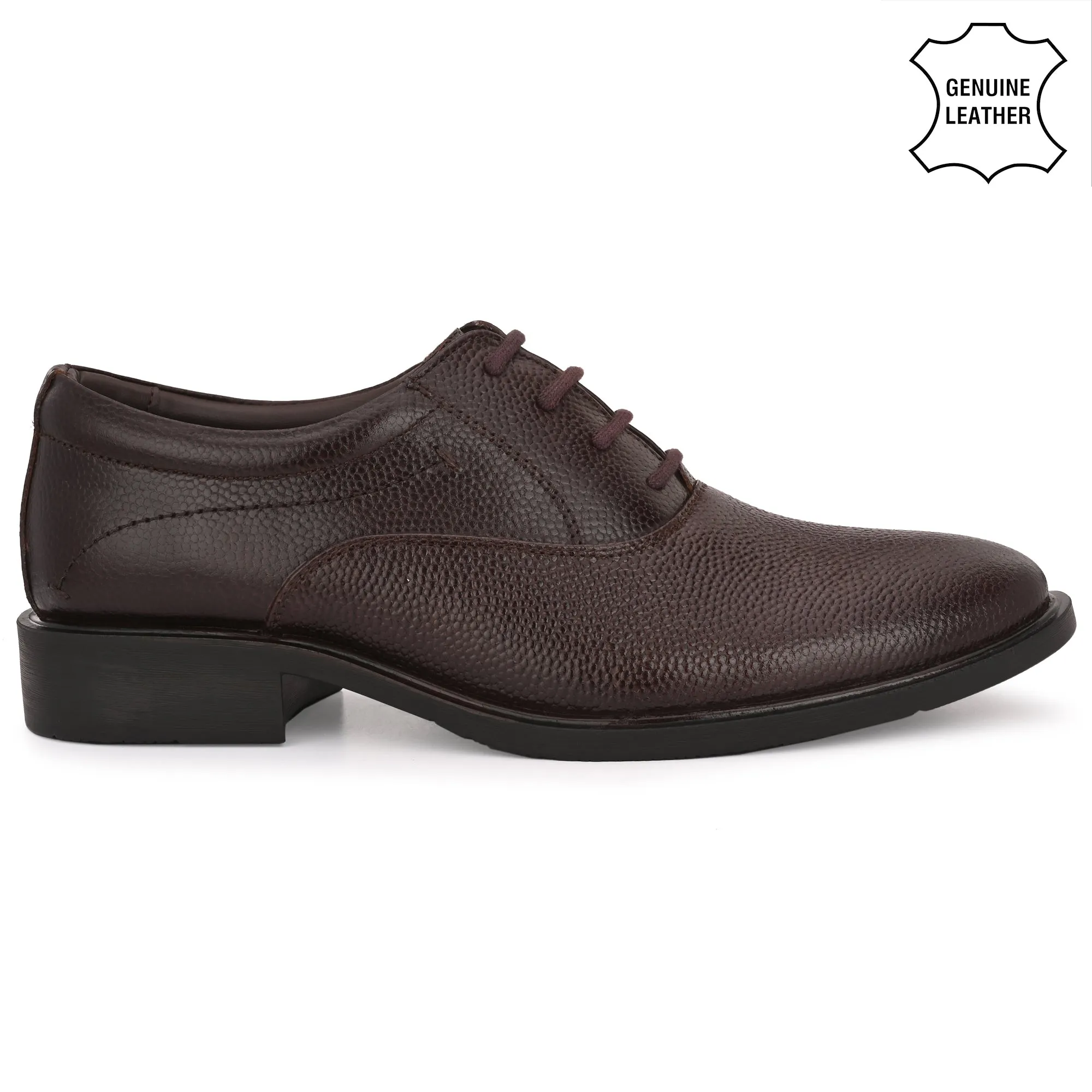 Aged Oxford Full Grain Leather Derby Lace Ups