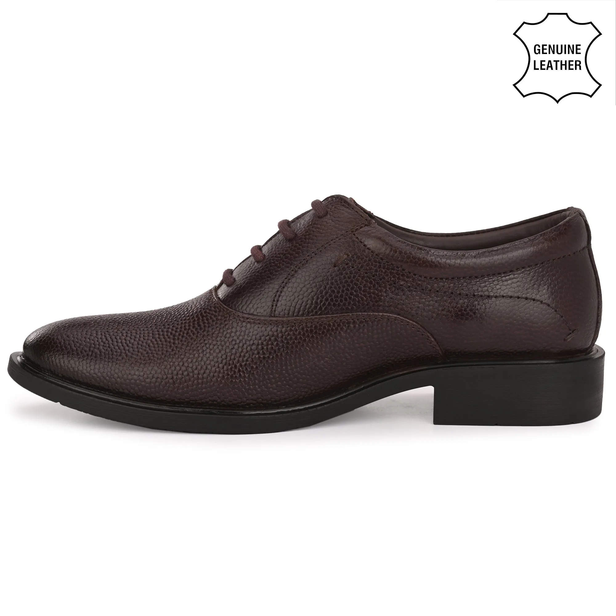 Aged Oxford Full Grain Leather Derby Lace Ups