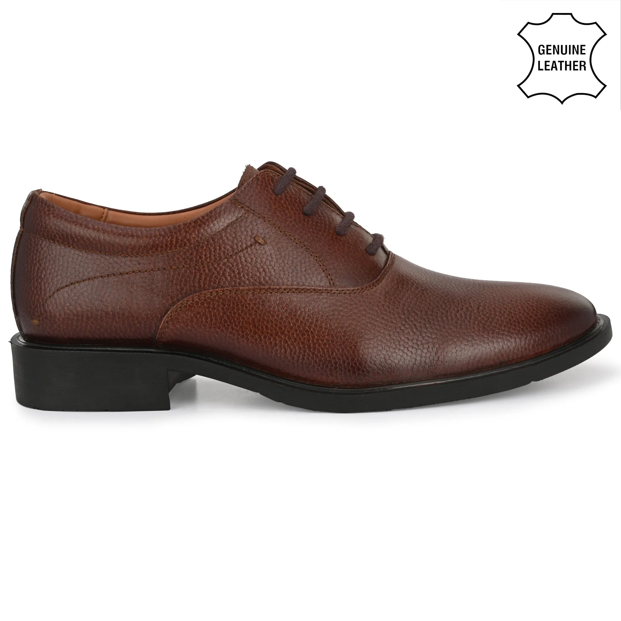Aged Oxford Full Grain Leather Derby Lace Ups