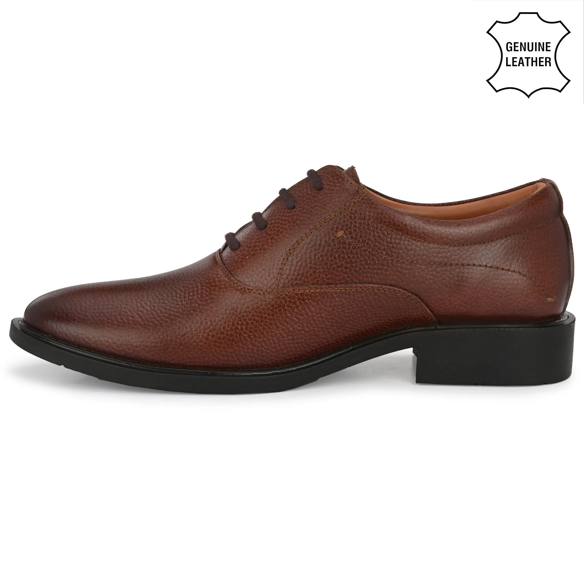 Aged Oxford Full Grain Leather Derby Lace Ups