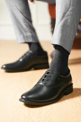 Aged Oxford Full Grain Leather Derby Lace Ups