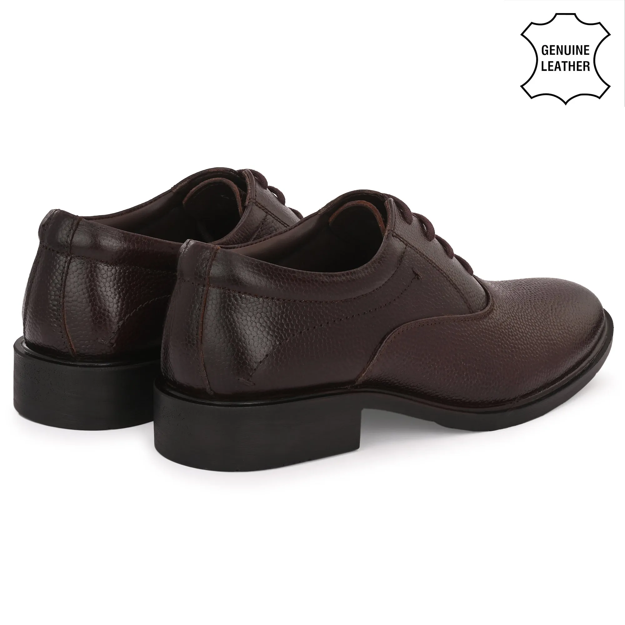 Aged Oxford Full Grain Leather Derby Lace Ups