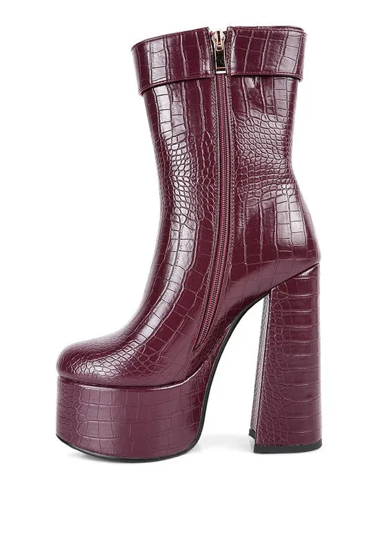 Bumpy Platform Heels