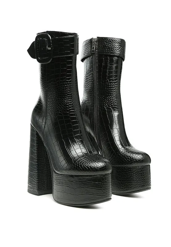 Bumpy Platform Heels