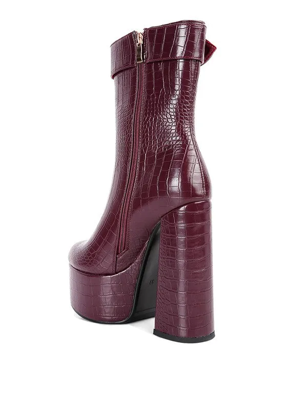 Bumpy Platform Heels