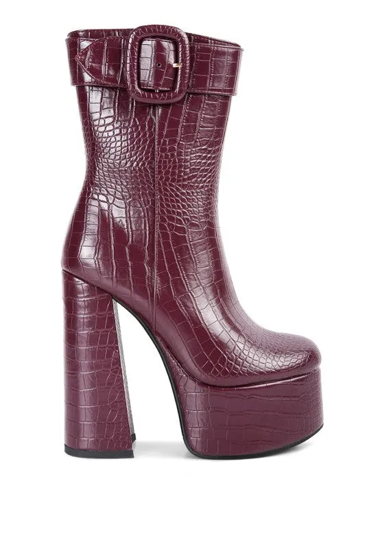 Bumpy Platform Heels
