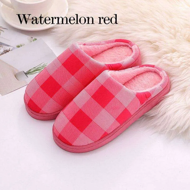 Cotton-padded Lovers Home Slippers