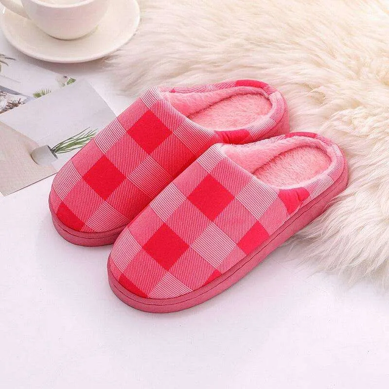 Cotton-padded Lovers Home Slippers