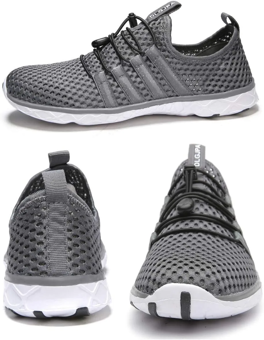 DLGJPA Men's Lightweight Quick Drying Aqua Water Shoes Athletic Sport Walking Shoes