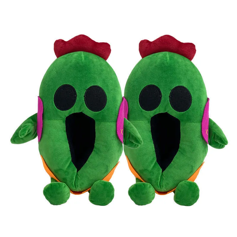 Home Couple Bag With Plush Cotton Shoes