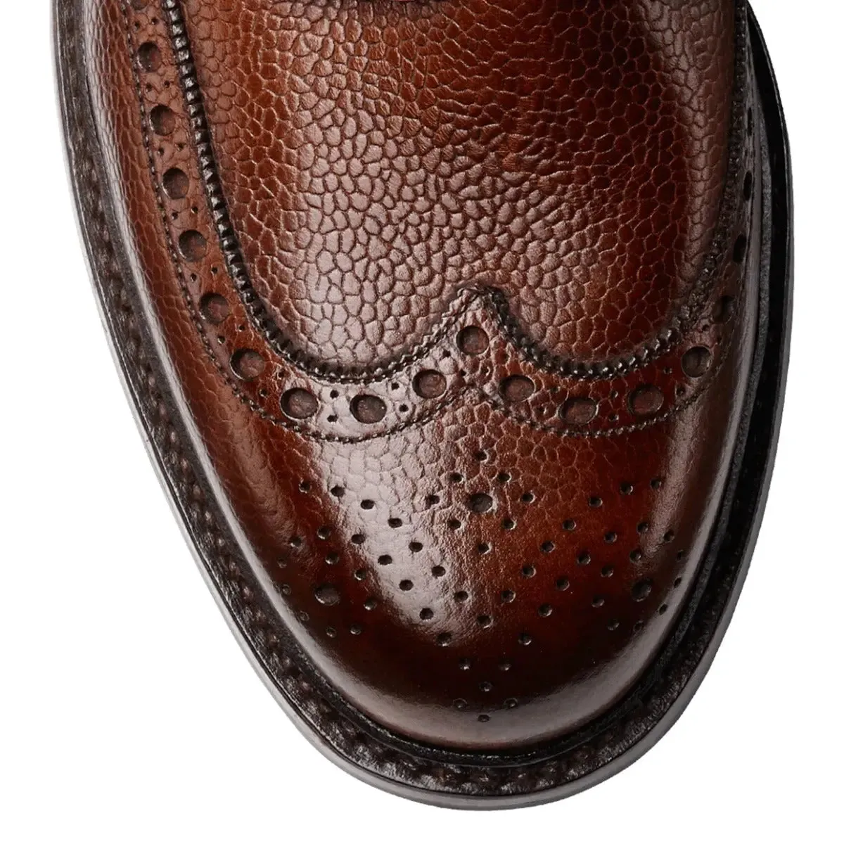 Islay Dark Brown Scotch Grain Derby Boots