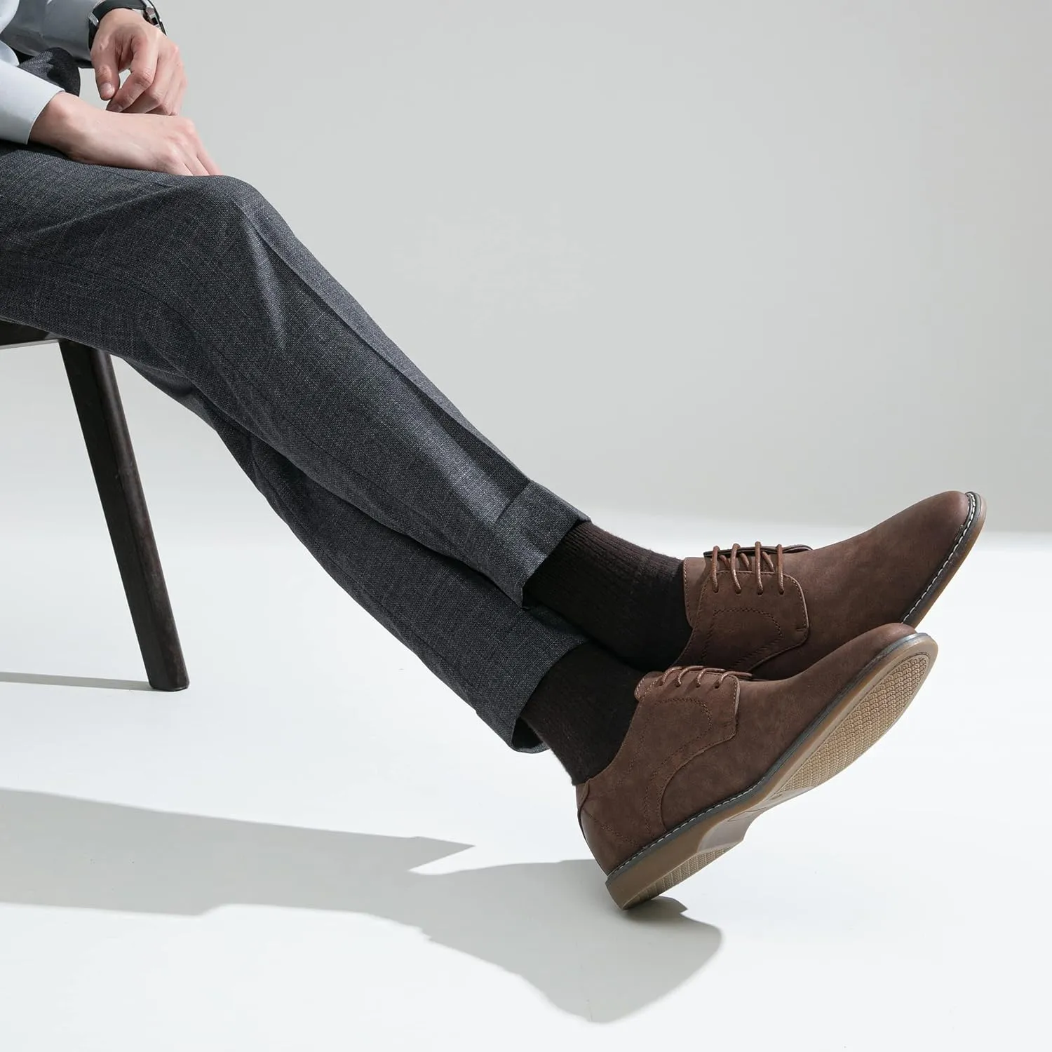 Jousen Men's Casual Dress Shoes Retro Business Classic Dress Shoes for Men