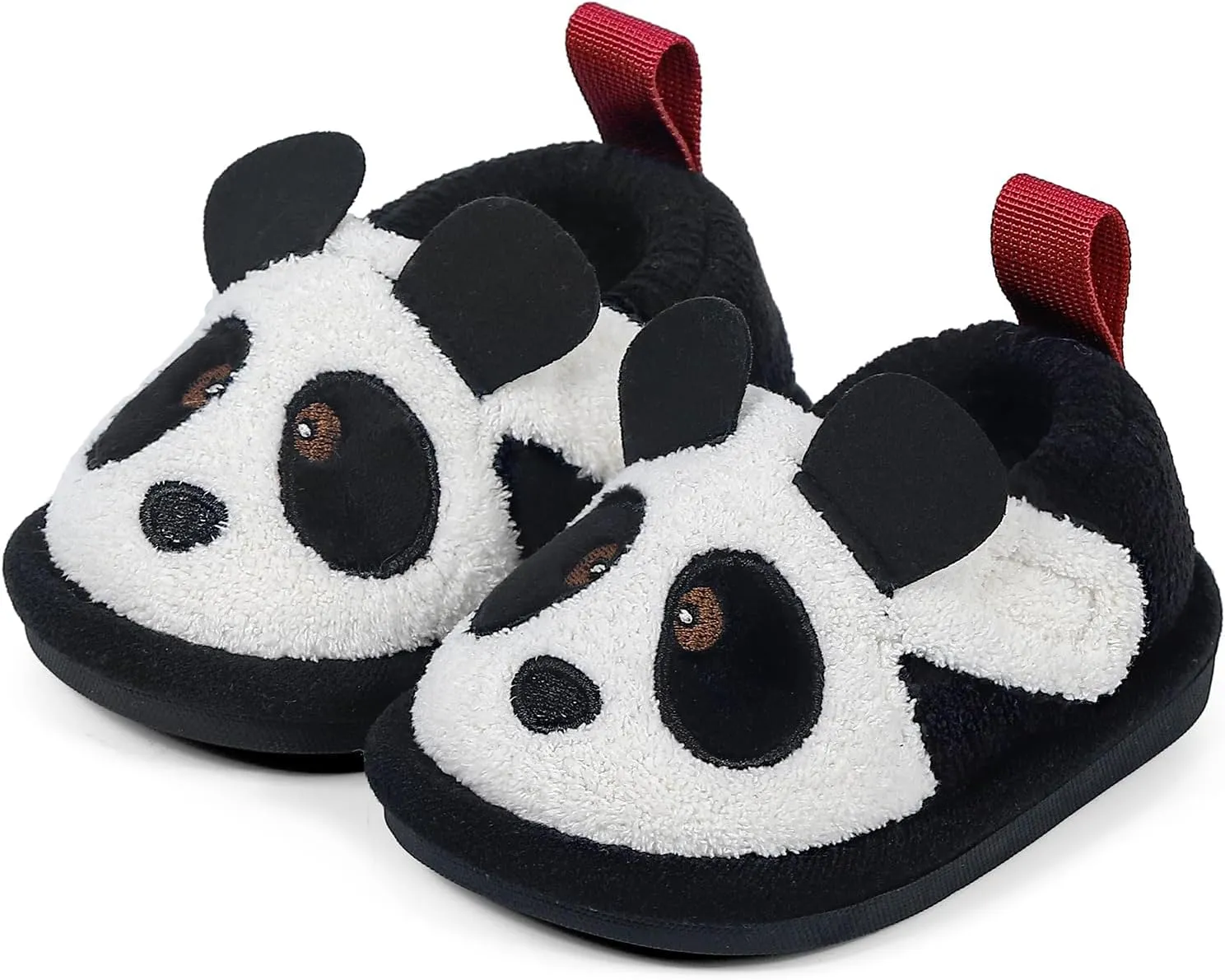 KAKU NAUN Toddler Kids Unisex Slippers Animal Winter Warm Furry Shoes for Boys Girls