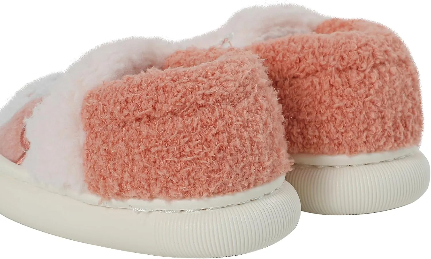KAKU NAUN Toddler Kids Unisex Slippers Animal Winter Warm Furry Shoes for Boys Girls