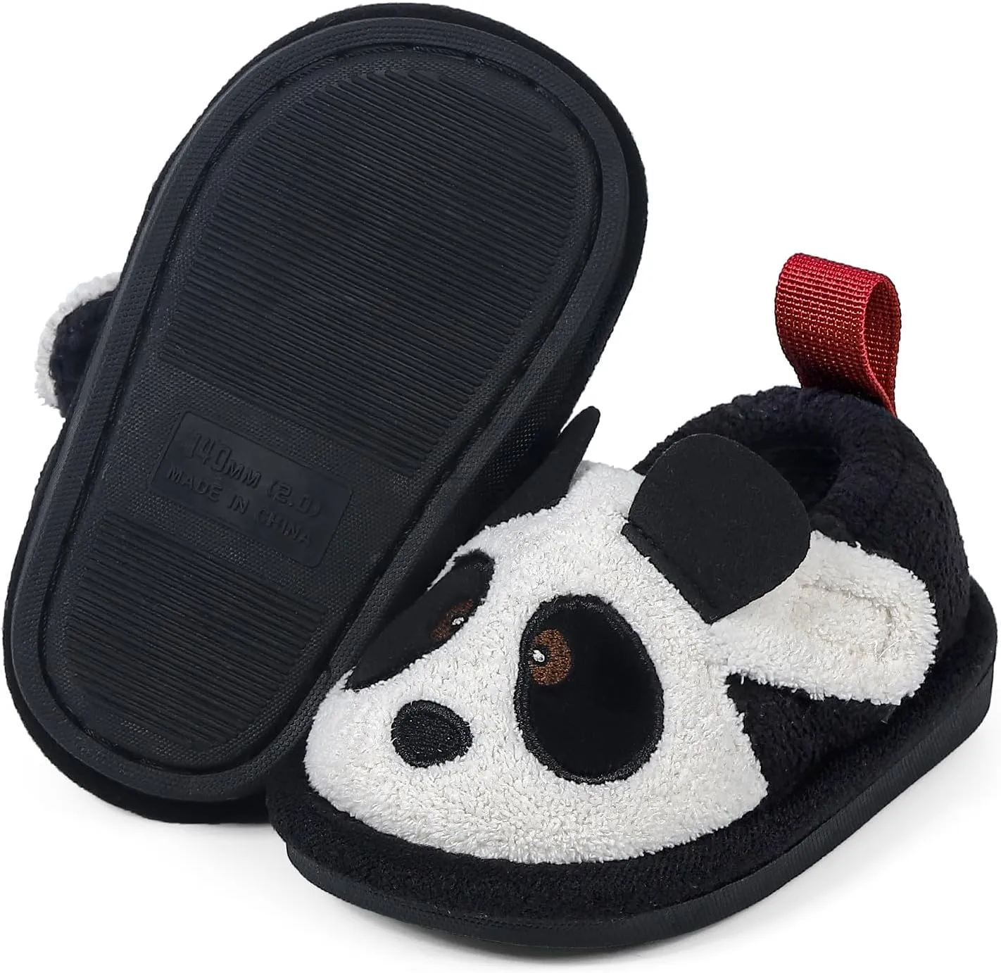 KAKU NAUN Toddler Kids Unisex Slippers Animal Winter Warm Furry Shoes for Boys Girls