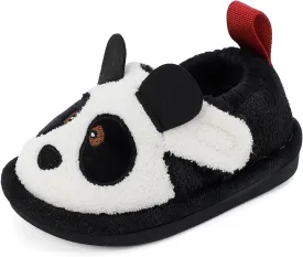 KAKU NAUN Toddler Kids Unisex Slippers Animal Winter Warm Furry Shoes for Boys Girls