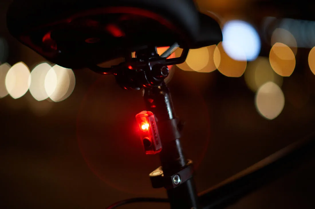 LED USB Rear Bike Light CL 100 - Red