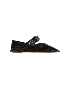 Llasada Glossy Knot Ballerina Flats