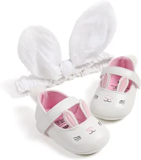 Ohwawadi Infant Baby Boys Girls Slippers Cozy Fleece Booties Soft Bottom Warm Cartoon Socks Newborn Crib Shoes
