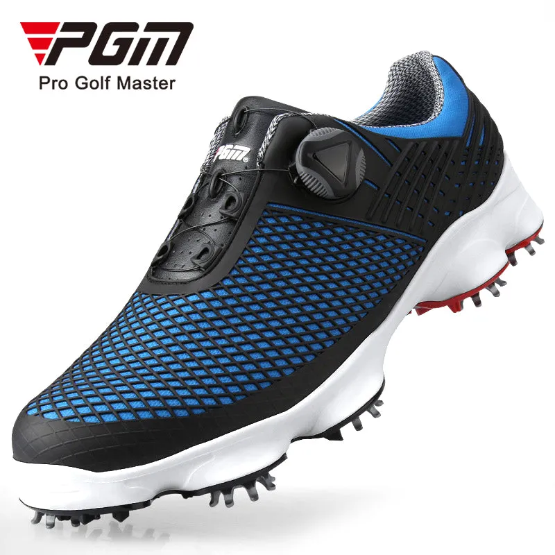 PGM XZ106 mens luxury golf shoes sneaker waterproof auto lacing golf shoes