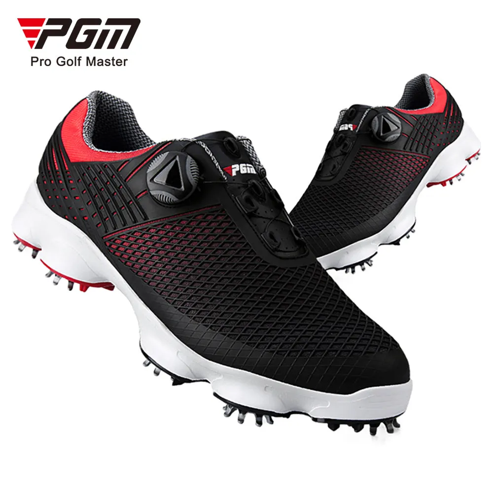 PGM XZ106 mens luxury golf shoes sneaker waterproof auto lacing golf shoes