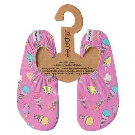 Slipfree Non-Slip Beach Shoes GLACE ice cream Aqua Sock Sun Safe Grippy Soles