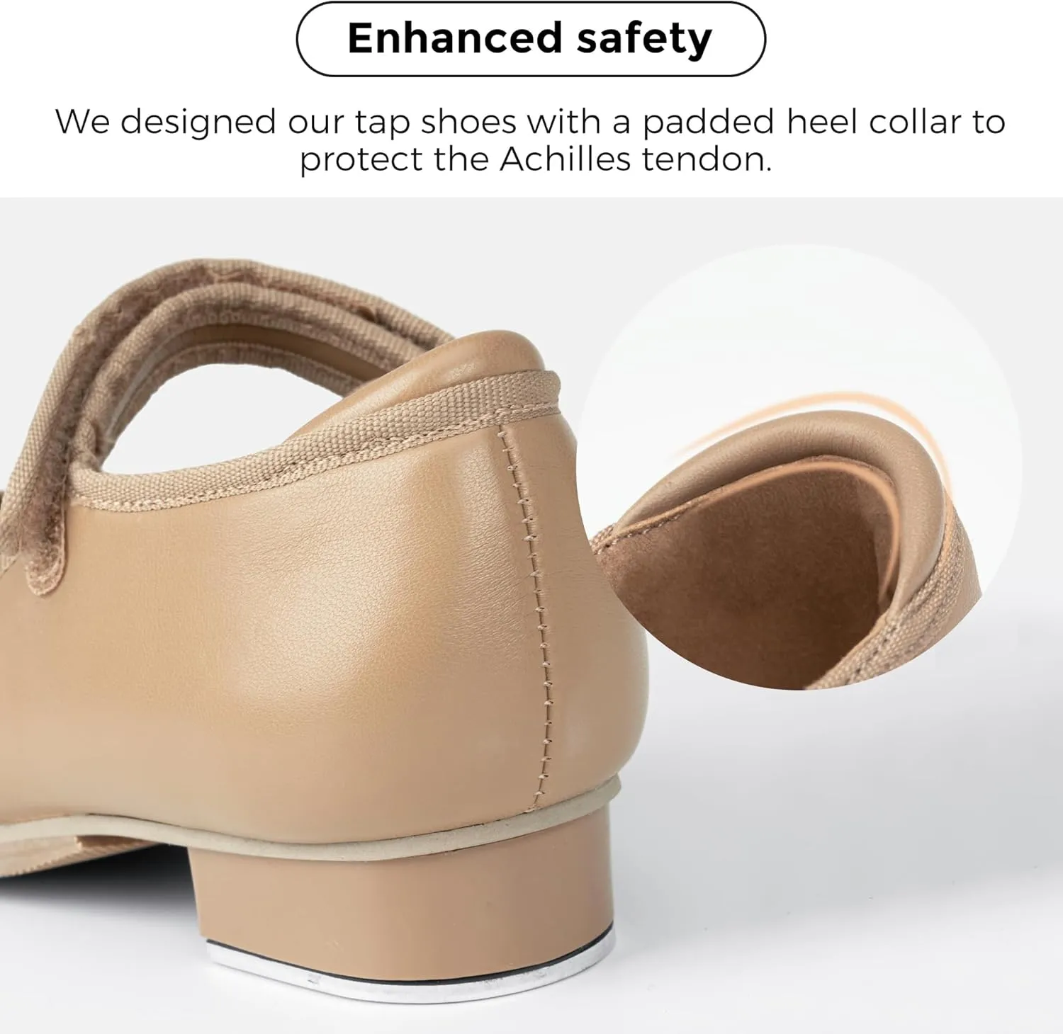 Stelle Tap Shoes for Girls Boys PU Leather Non-Slip Dance Shoes for Toddler/Little Kid/Big Kid