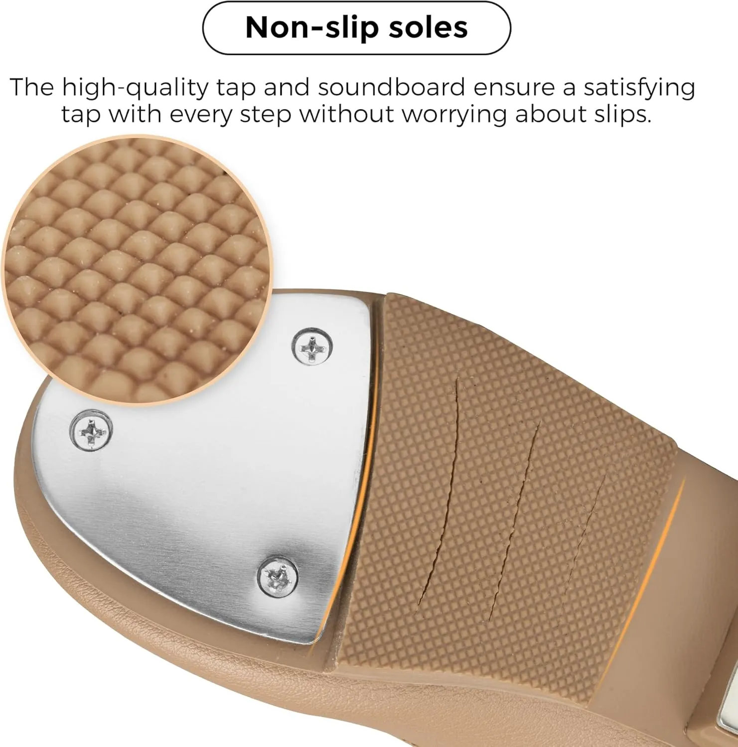 Stelle Tap Shoes for Girls Boys PU Leather Non-Slip Dance Shoes for Toddler/Little Kid/Big Kid