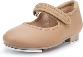 Stelle Tap Shoes for Girls Boys PU Leather Non-Slip Dance Shoes for Toddler/Little Kid/Big Kid