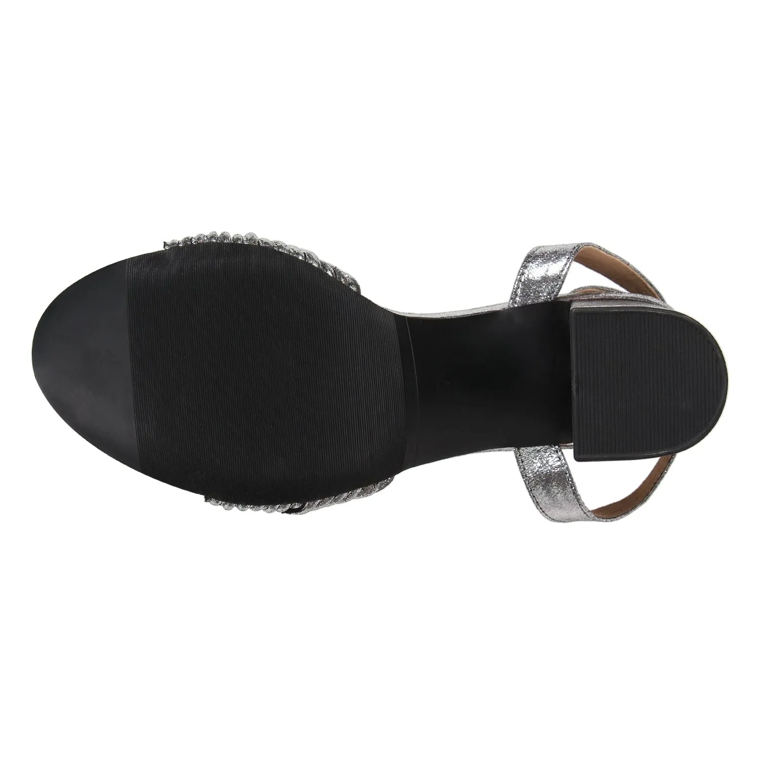 Tao Paris Dot 10006-02 Silver Patterned Heels